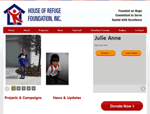 Tablet Screenshot of houseofrefugeph.org
